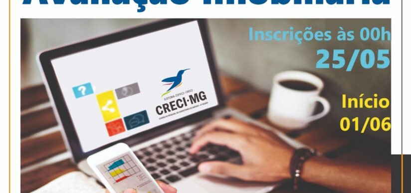 Abertas as inscrições para o curso EAD de Avaliação Imobiliária. É gratuito.