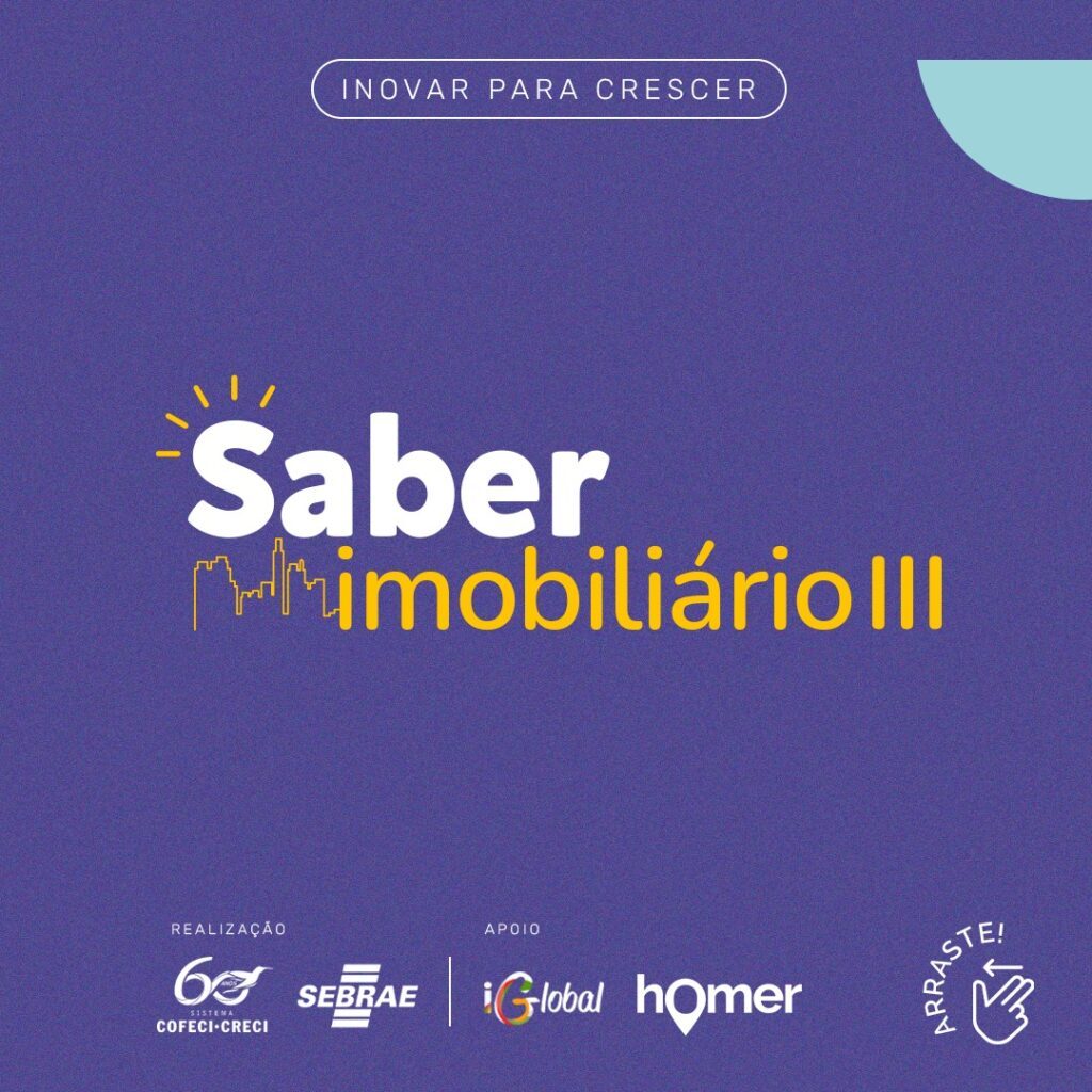 Vem a 3ª edição do Saber Imobiliário