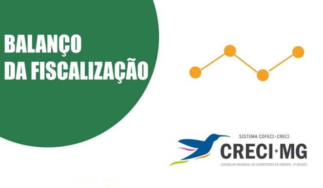 CRECI-MG registra mais de 2.900 ações de fiscalização no mês de maio/2026