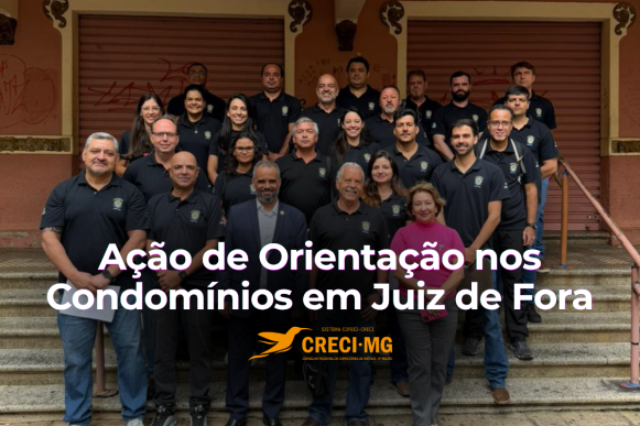 CRECI-MG promove ação de orientação em condomínios em Juiz de Fora