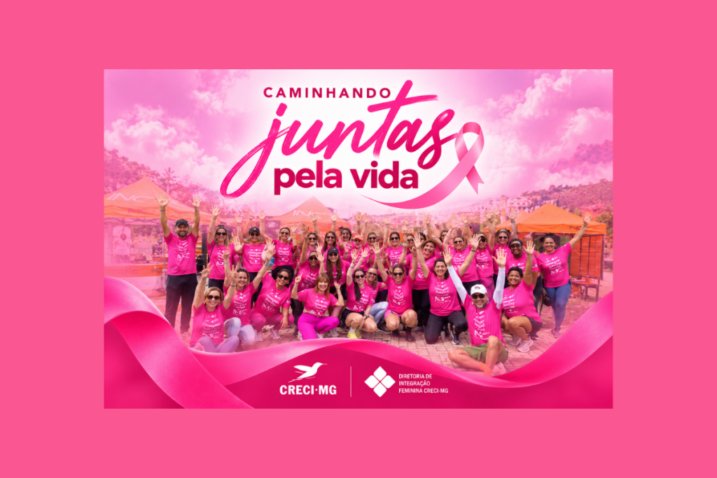 CRECI-MG inicia a programação de caminhadas do Outubro Rosa em Minas Gerais
